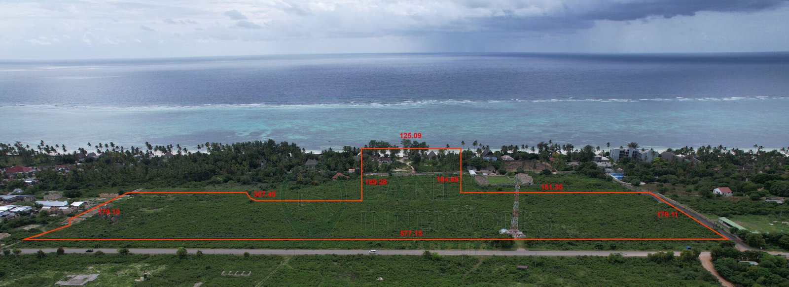 Matemwe, Zanzibar — aerial view